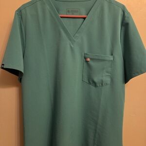 Mediclo surgical green scrubs set. Woman's XXL